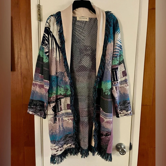 Anthropologie Moira Fringed Cardigan by Aldomartins - Picture 3 of 10